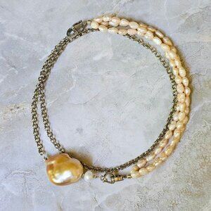 2-way Bracelet and Necklace Freshwater Set